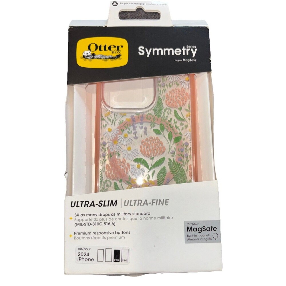 OtterBox Symmetry Series MagSafe Ultra-Slim Floral Case iPhone 16 Pro